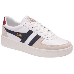 Gola Grandslam Classic White and Navy Sneakers